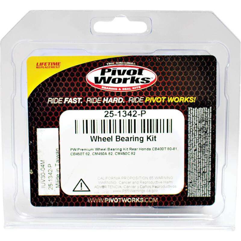 Pivot Works Honda Wheel Bearing Kit Premium Bearings