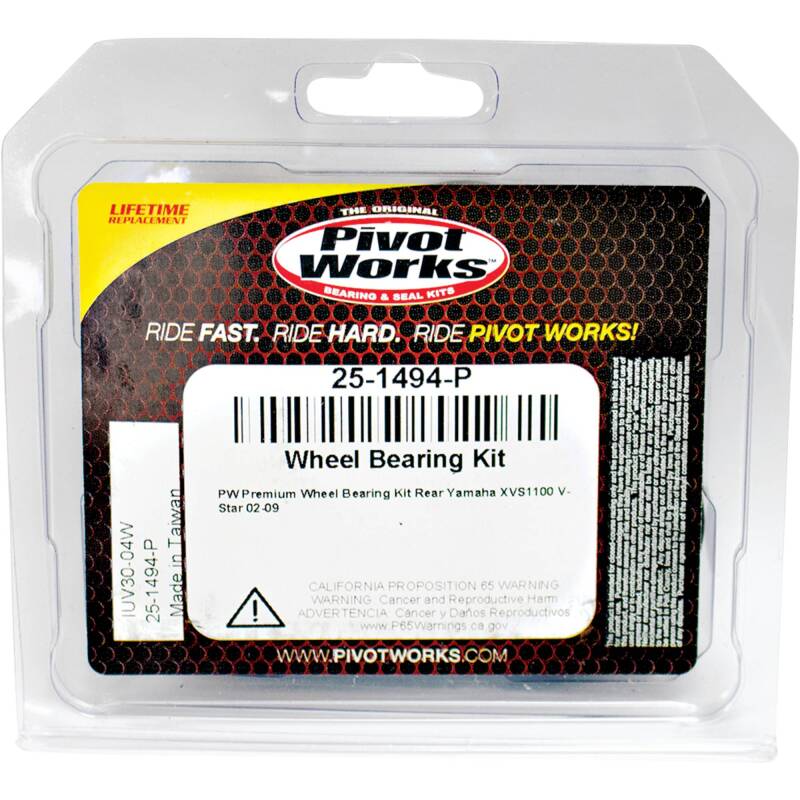 Pivot Works Yamaha Wheel Bearing Kit Premium Bearings