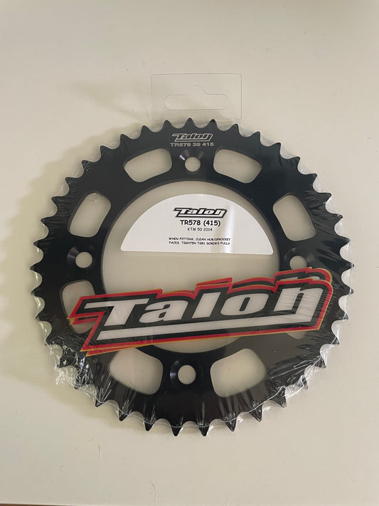 Talon 39T Rear Sprocket - KTM 50SX / Husqvarna TC50 / Gas Gas MC50 (2014-2025)