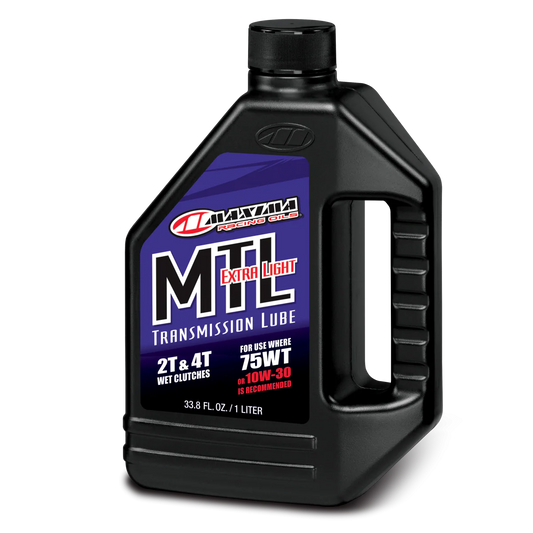 Maxima MTL-XL 2-Cycle Transmission 75wt 1L - Premium Gearbox Oil for 2-Stroke Dirt Bikes