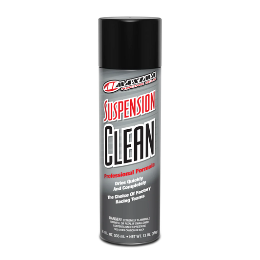 Maxima Suspension Clean 13oz (535ml) - Fork & Shock Cleaner for Dirt Bikes