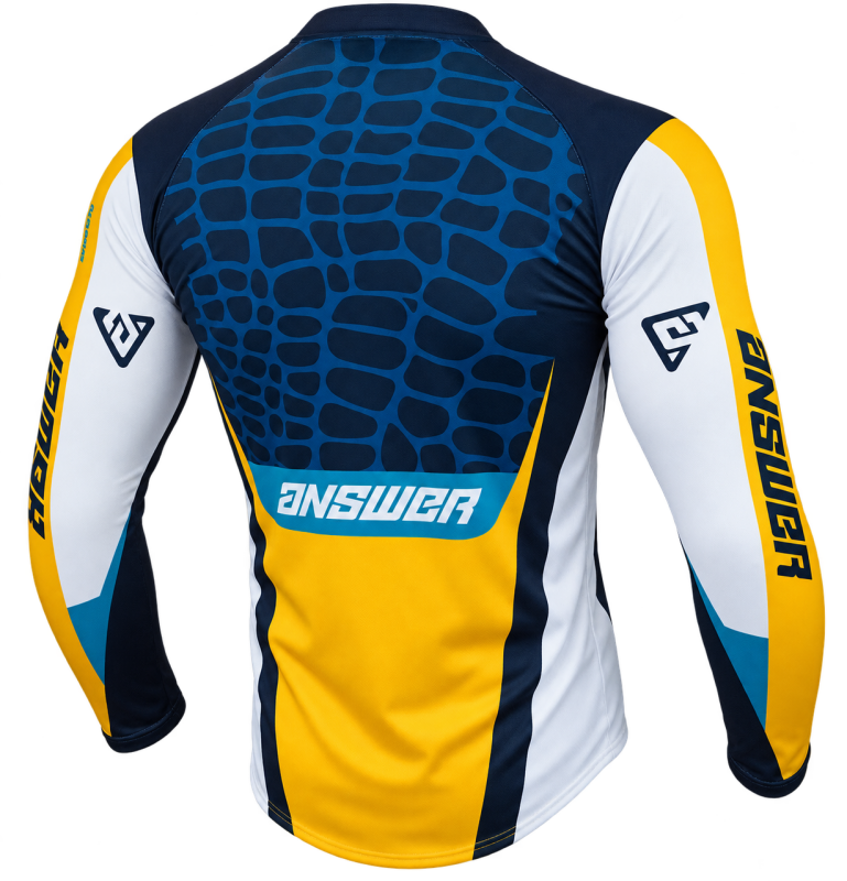 Answer  Syncron Raceday Jersey Yellow/Navy/Cyan/White - XL
