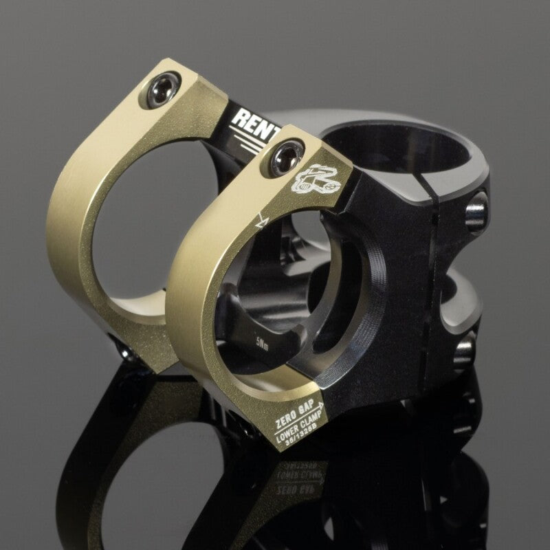 Renthal V2 Apex Stem 35 x 40 mm. -  Black/AluGold
