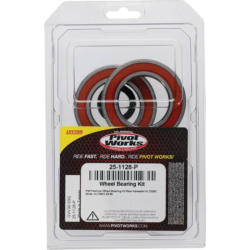 Pivot Works Kawasaki Wheel Bearing Kit Premium Bearings