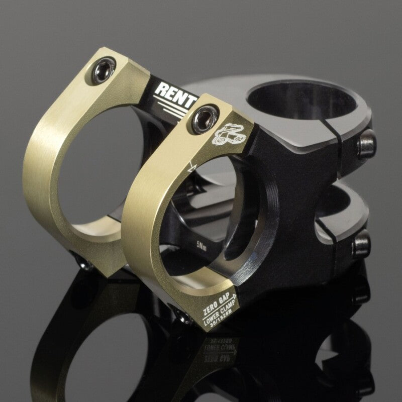 Renthal V2 Apex Stem 35 x 50 mm. -  Black/AluGold