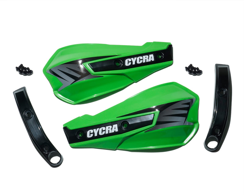 Cycra Vortex Replacement Hand Shields w/Abrasion Guards - Green