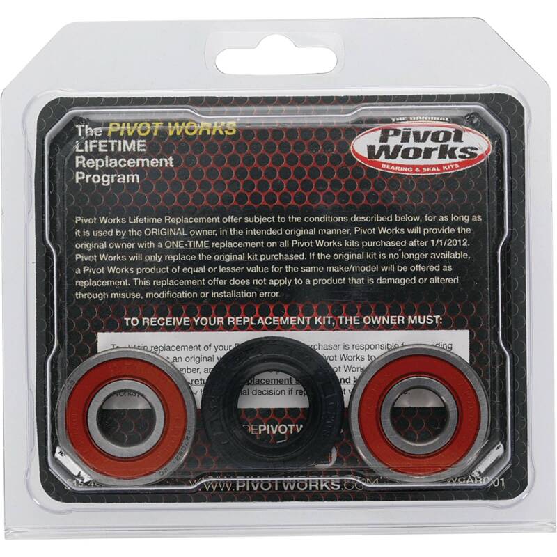 Pivot Works Honda, Kawasaki, Suzuki Wheel Bearing Kit Premium Bearings