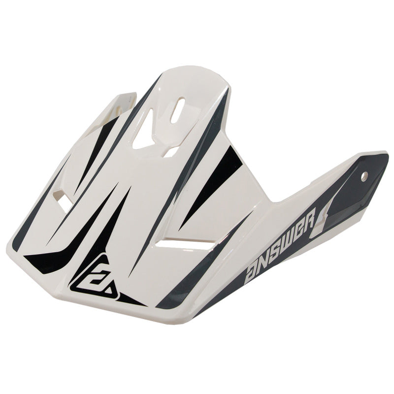 Answer 26 AR1 Mototown Glossy Visor Youth - White/Grey/Black