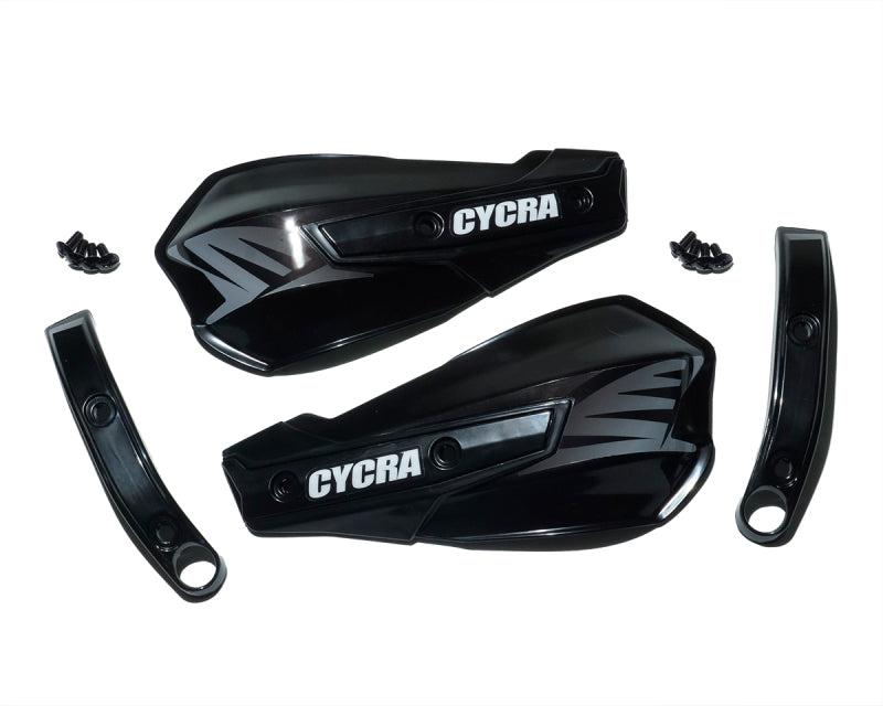 Cycra Vortex Replacement Hand Shields w/Abrasion Guards - Black