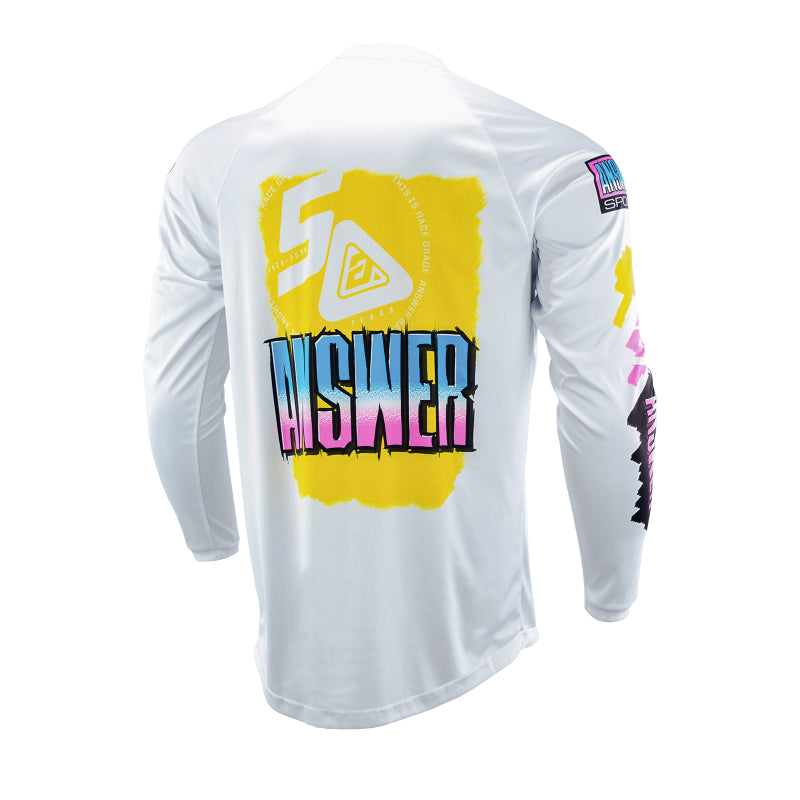 Answer 26 LE Syncron Artifacts Jersey 50 Years Neon Yellow/White/Blue Youth - XS