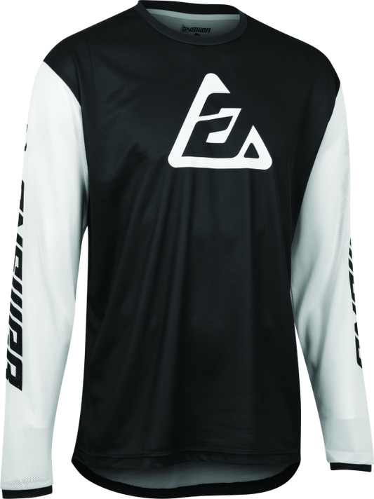 Answer Arkon Bold Jersey Black/White Youth - Small