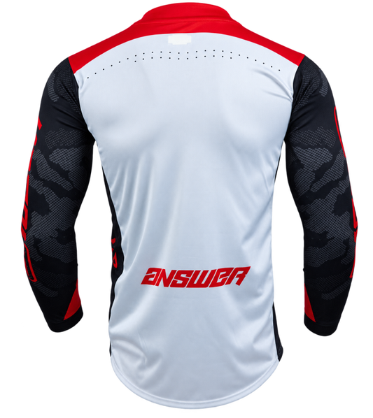 Answer LE Elite Camo Jersey Red/White/Black - XL