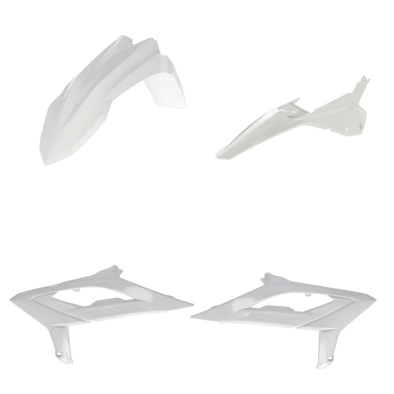 Acerbis 2023 Beta RR 2T 125-480 RR 2T 125RC-480RC Plastic Kit - White