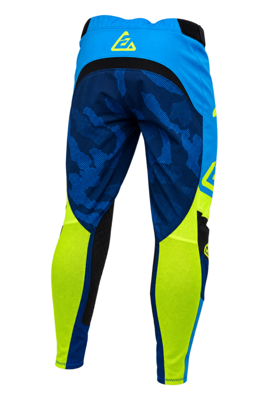 Answer LE Elite Camo Pants Cyan/Hyper Acid/Black Size - 36