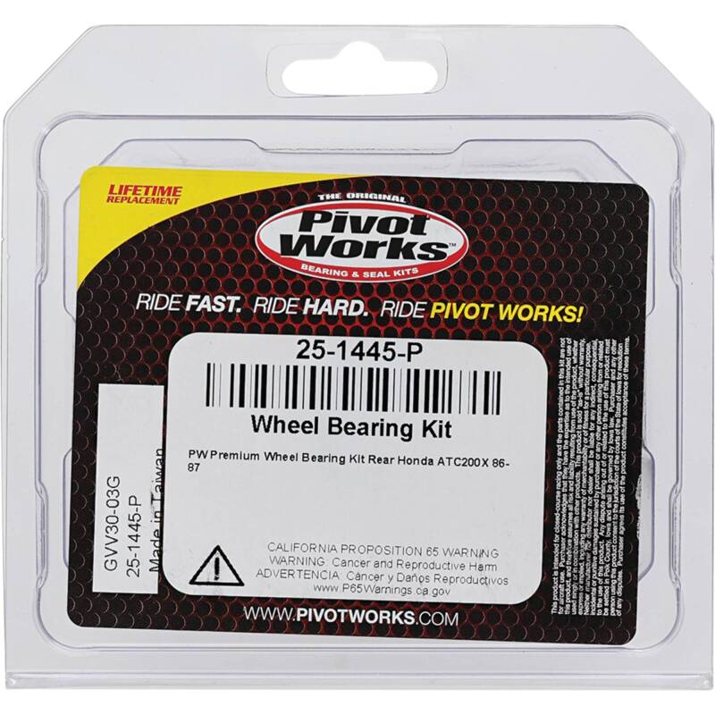 Pivot Works Honda Wheel Bearing Kit Premium Bearings