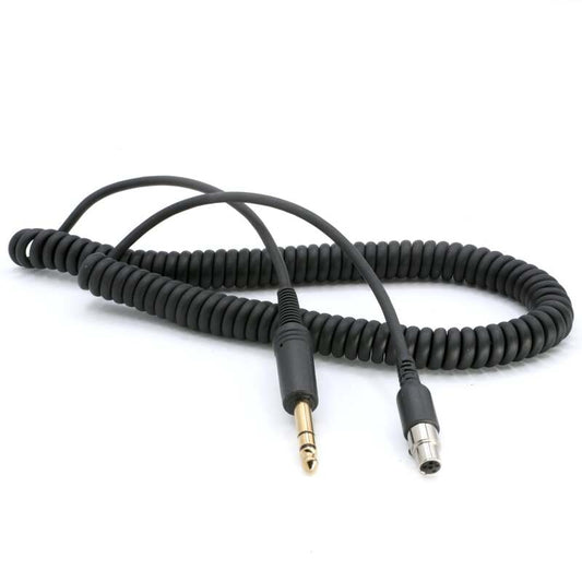 Rugged Radios Firetruck Intercom Headset Coil Cord for 1/4 Style Jacks & FHS Headset