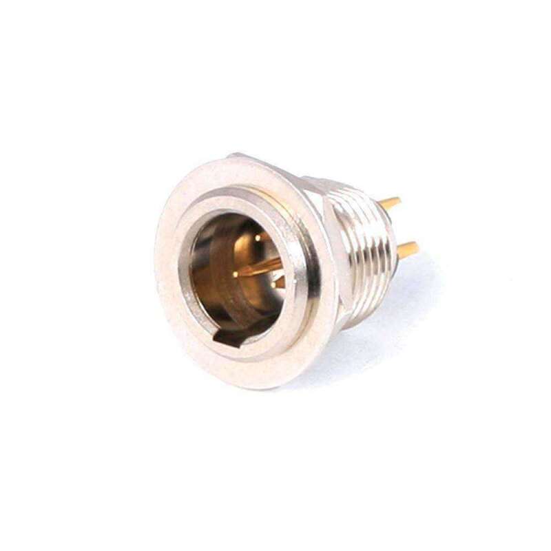 Rugged Radios 3-Pin Panel Mount Mini XLR Connector TB3M