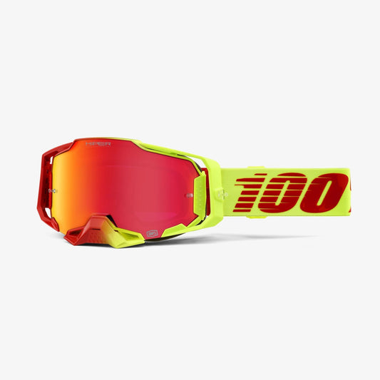 100 Percent Armega Goggles – Solaris w/ HiPER Red Mirror Lens