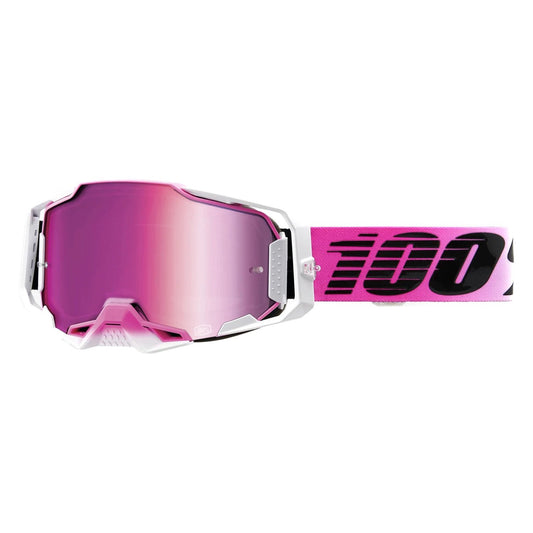 100 Percent Armega Goggles – Harmony w/ Pink Mirror Lens