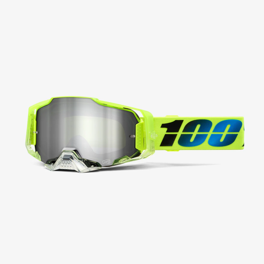 100 Percent Armega Goggles – Koropi w/ Mirror Silver Lens